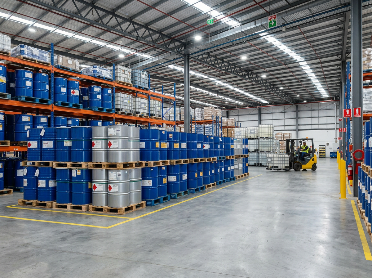 Chemical distribution warehouse
